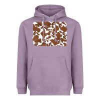 Lavender distressed chocolate milkshake cowhide Heavyweight Hoodie - RanaPortraitStore