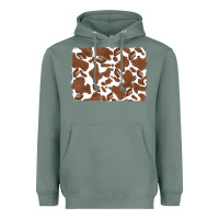 Sage distressed chocolate milkshake cowhide Heavyweight Hoodie - RanaPortraitStore