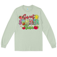 Matcha Sweet Summer Time Long Sleeve Tee - CowhideDigitalArt
