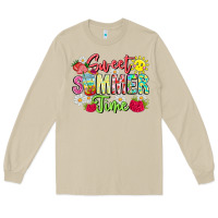 Mushroom Sweet Summer Time Long Sleeve Tee - CowhideDigitalArt