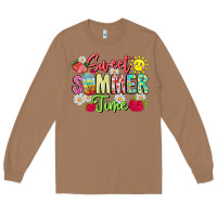Toasted Coconut Sweet Summer Time Long Sleeve Tee - CowhideDigitalArt