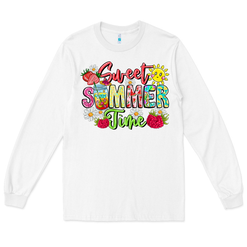 Sweet Summer Time Long Sleeve Tee by CowhideDigitalArt | Teevron