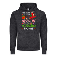 Vintage Black i just want to drink hot chocolate watch christmas movies premium Vintage Hoodie - baoMotion
