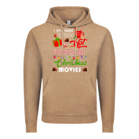 Vintage Coffee i just want to drink hot chocolate watch christmas movies premium Vintage Hoodie - baoMotion