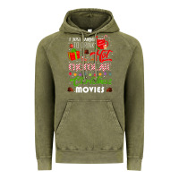 Vintage Olive i just want to drink hot chocolate watch christmas movies premium Vintage Hoodie - baoMotion