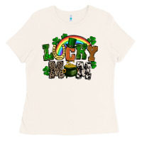 Bone lucky mom St. Patricks Day Ladies Tee - FaDigitalArtStudio