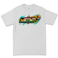 Dove Grey Tennessee Map Sunflower Cactus Serape Premium Tee - RanaPortraitStore