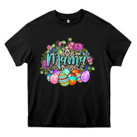 Black Easter Mama Happy Easter Day Heavy Core Tee - CowGirlArtShop
