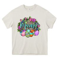 Cream Easter Mama Happy Easter Day Heavy Core Tee - CowGirlArtShop