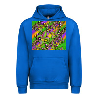 Cobalt mardi gras carnival fleur de lis Urban Hoodie - Jasminsmagicworld