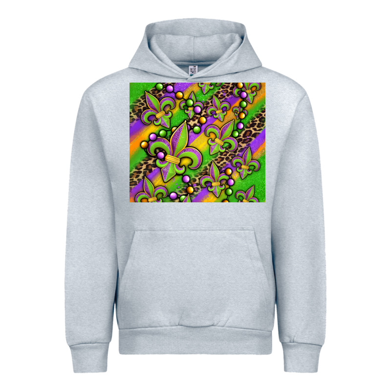 Mardi Gras Carnival Fleur De Lis Urban Hoodie by Jasminsmagicworld | Teevron