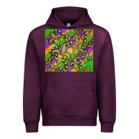 Mauve Wine mardi gras carnival fleur de lis Urban Hoodie - Jasminsmagicworld