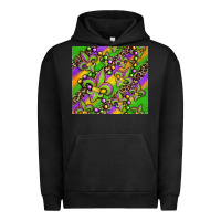 Pigment Black mardi gras carnival fleur de lis Urban Hoodie - Jasminsmagicworld
