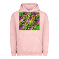 Pigment Salmon mardi gras carnival fleur de lis Urban Hoodie - Jasminsmagicworld