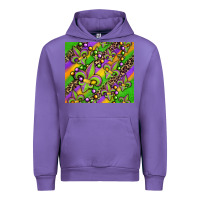 Tulip mardi gras carnival fleur de lis Urban Hoodie - Jasminsmagicworld