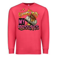 Cardinal counting my blessings afro hands Premium Sweatshirt - RanaPortraitStore