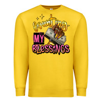 Lemon counting my blessings afro hands Premium Sweatshirt - RanaPortraitStore
