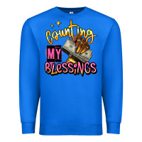 True Royal counting my blessings afro hands Premium Sweatshirt - RanaPortraitStore