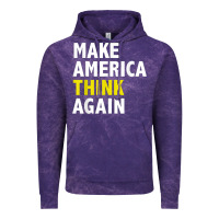 Cloud Purple Make America Think Again Funny Elections President Politics Vintage Hoodie - baoMotion
