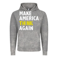 Cloud Rock Make America Think Again Funny Elections President Politics Vintage Hoodie - baoMotion