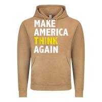 Vintage Camel Make America Think Again Funny Elections President Politics Vintage Hoodie - baoMotion