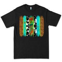 Black western brushstrokes Premium Tee - OliviaCreatesArt