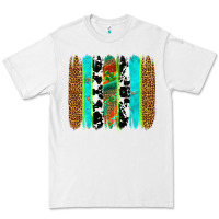 White western brushstrokes Premium Tee - OliviaCreatesArt