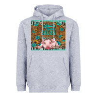Heather Grey whats shakin bacon baby pig Heavyweight Hoodie - RanaPortraitStore