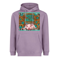Lavender whats shakin bacon baby pig Heavyweight Hoodie - RanaPortraitStore