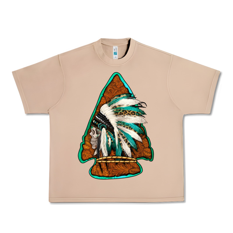 Indian Headdress Arrowhead Urban Heavy Tee by Jasminsmagicworld | Teevron
