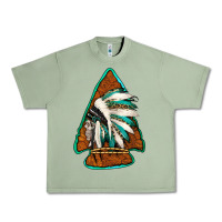 Oil Green indian headdress arrowhead Urban Heavy Tee - Jasminsmagicworld