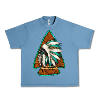 Pebble Blue indian headdress arrowhead Urban Heavy Tee - Jasminsmagicworld