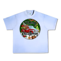 Grape Ice Merry Christmas Truck Urban Heavy Tee - FaDigitalArtStudio