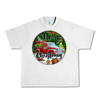 Lunar Rock Merry Christmas Truck Urban Heavy Tee - FaDigitalArtStudio