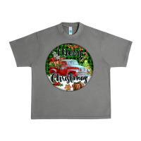 Tornado Merry Christmas Truck Urban Heavy Tee - FaDigitalArtStudio