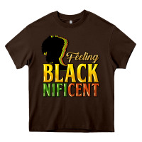 Chocolate Brown Feeling blacknificent Heavy Core Tee - HowdyJamesFarm