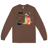 Chestnut Sweet Summer Time Long Sleeve Tee - CowhideDigitalArt