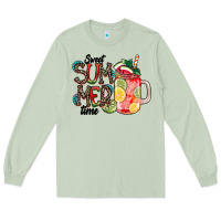 Matcha Sweet Summer Time Long Sleeve Tee - CowhideDigitalArt