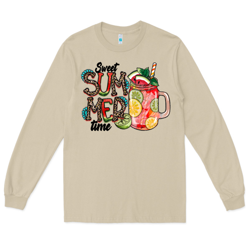 Sweet Summer Time Long Sleeve Tee by CowhideDigitalArt | Teevron