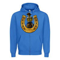 True Royal horseshoe and cowgirl Zipper Hoodie - JahusDesignShop