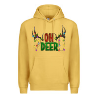 Antique Gold Oh deer christmas Premium Hoodie - Artiststas