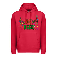 Cardinal Oh deer christmas Premium Hoodie - Artiststas