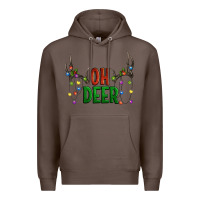 Coffee Oh deer christmas Premium Hoodie - Artiststas