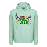 Seafoam Oh deer christmas Premium Hoodie - Artiststas