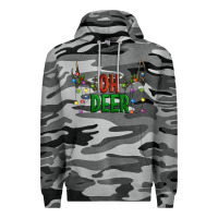 Slate Camo Oh deer christmas Premium Hoodie - Artiststas