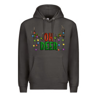 Smoke Oh deer christmas Premium Hoodie - Artiststas