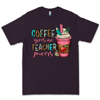 Plum coffee gives me teacher powers Premium Tee - OliviaCreatesArt