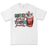 White coffee gives me teacher powers Premium Tee - OliviaCreatesArt