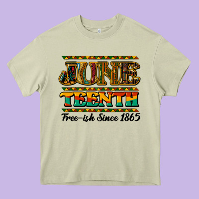 Juneteenth Heavy Core Tee Designed By Howdyjamesfarm