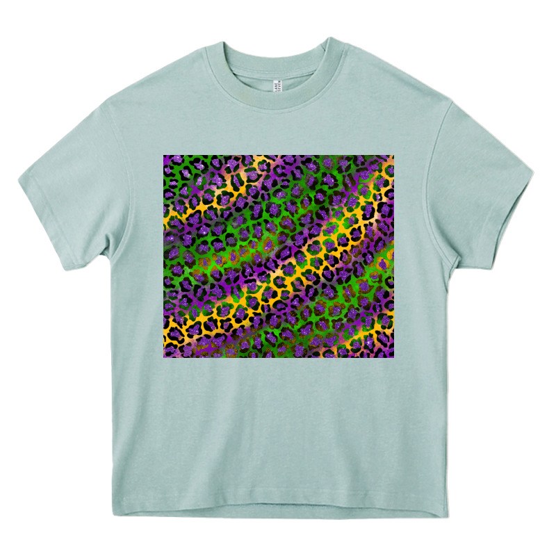 Mardi Gras Leopard Heavy Core Tee by RanaPortraitStore | Teevron